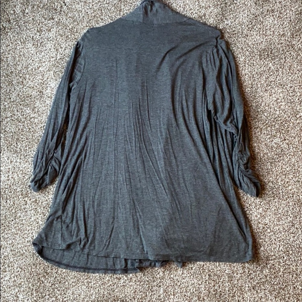 Open front charcoal over shirt - Picture 3 of 3